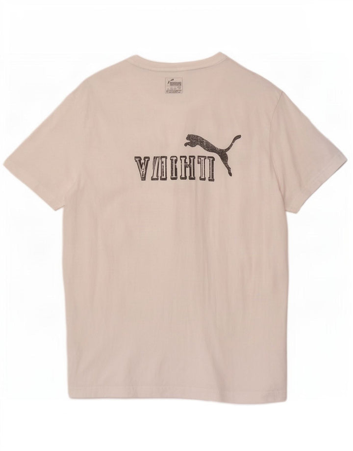 Puma Tee-Shirt Graphic Homme Blanc Moyen