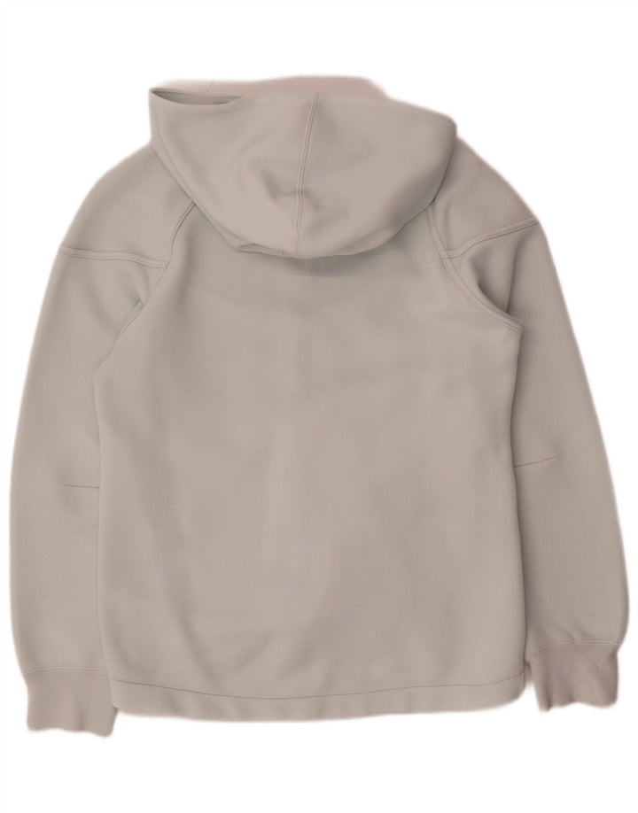 Nike Pull à capuche zippé pour femme UK 14 Gris moyen