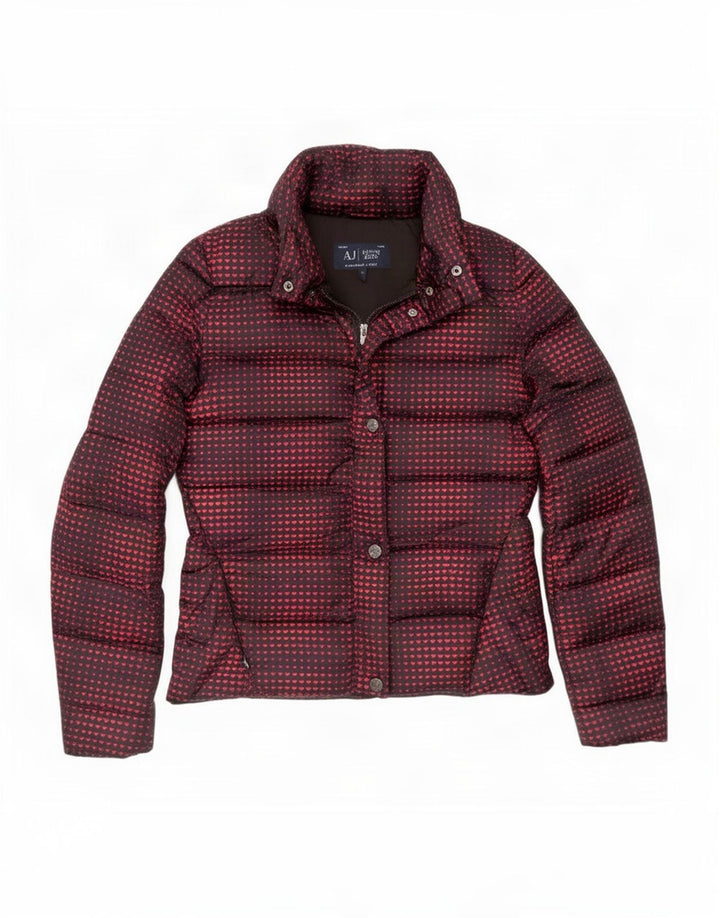 Armani Jeans Veste rembourrée pour femme EU 40 Moyen Noir Moderne