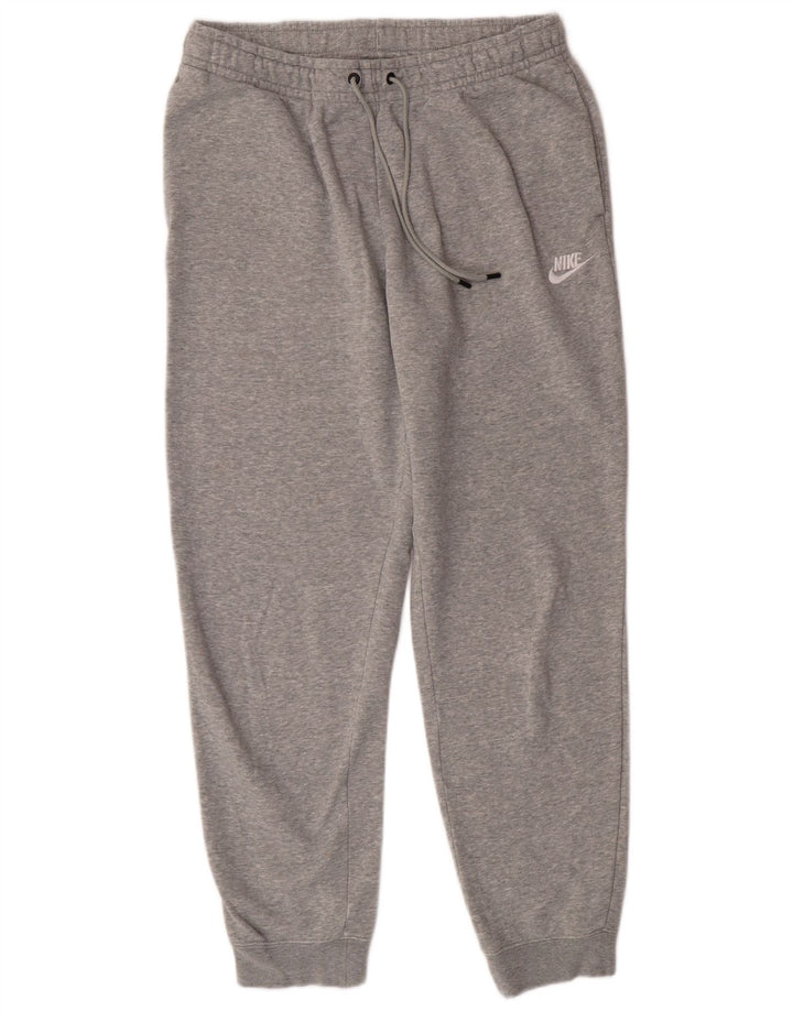 NIKE Pantalon de survêtement pour femme Joggers UK 14 Coton gris moyen