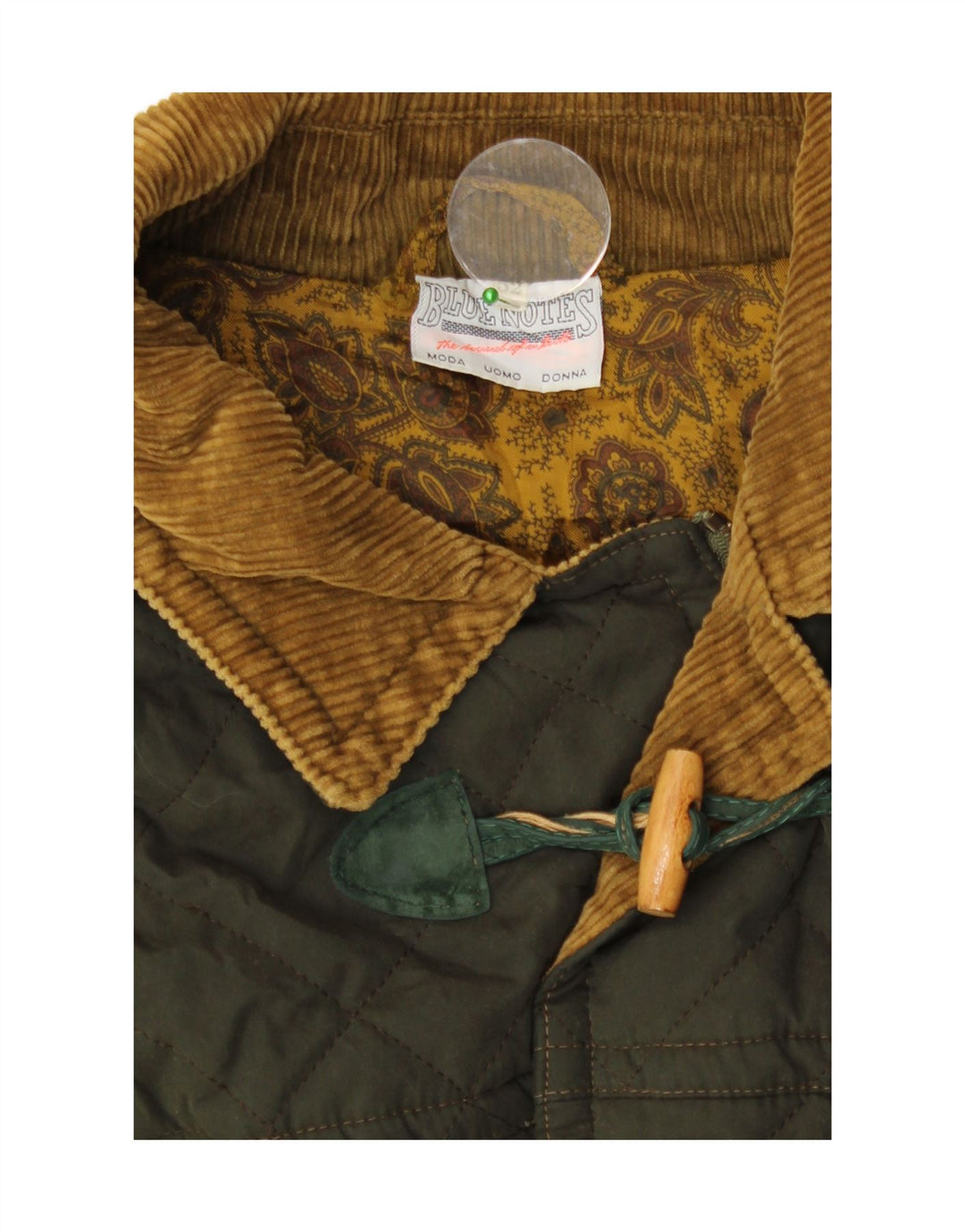 Blue Notes Duffle-coat matelassé à capuche pour homme IT 52 XL Vert Polyester