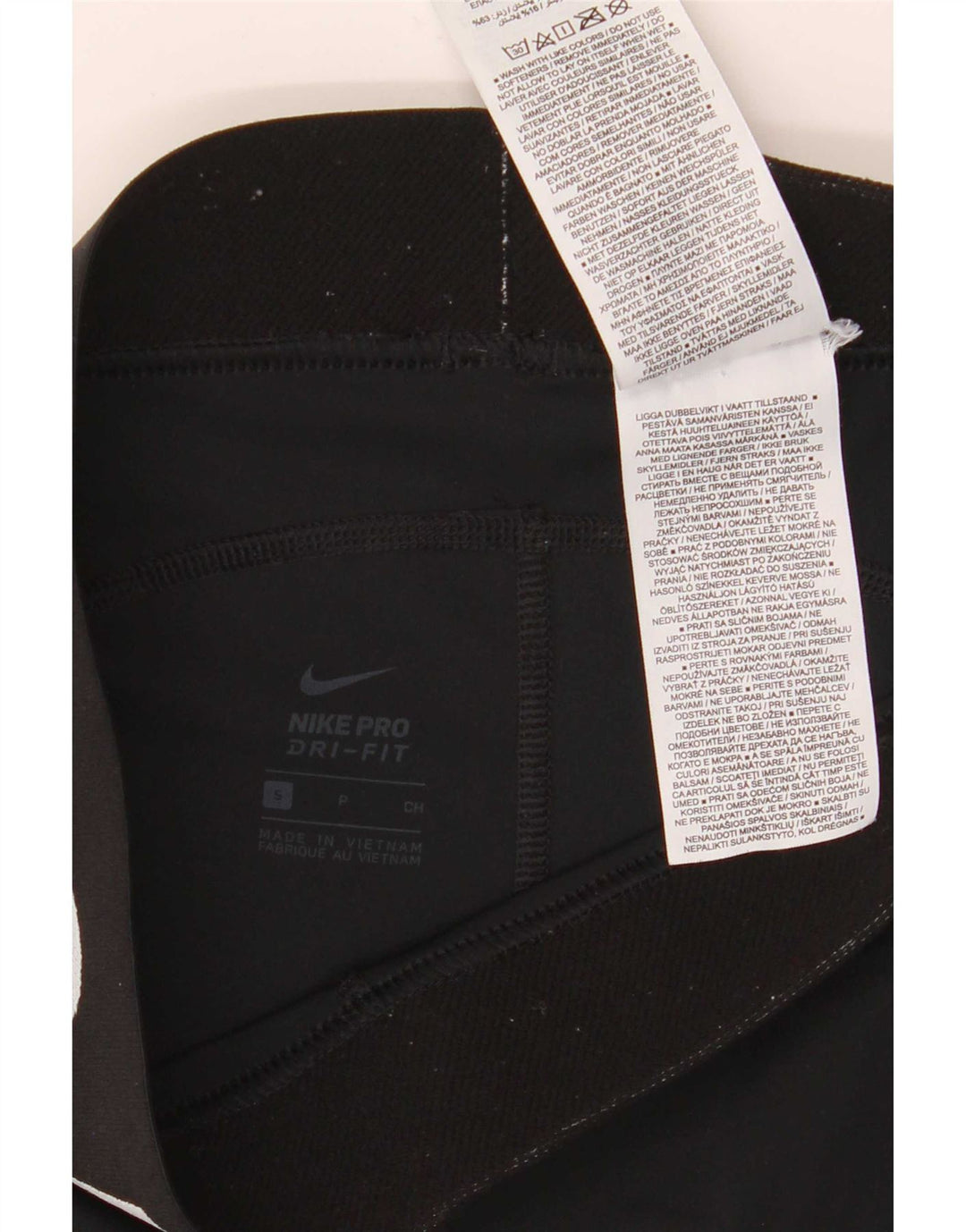 Nike Short de sport Dri Fit Graphic pour femme UK 8 Small Noir Polyester