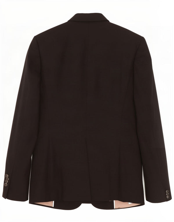 Zara Veste Blazer 1 Bouton Femme EU 38 Petit Noir