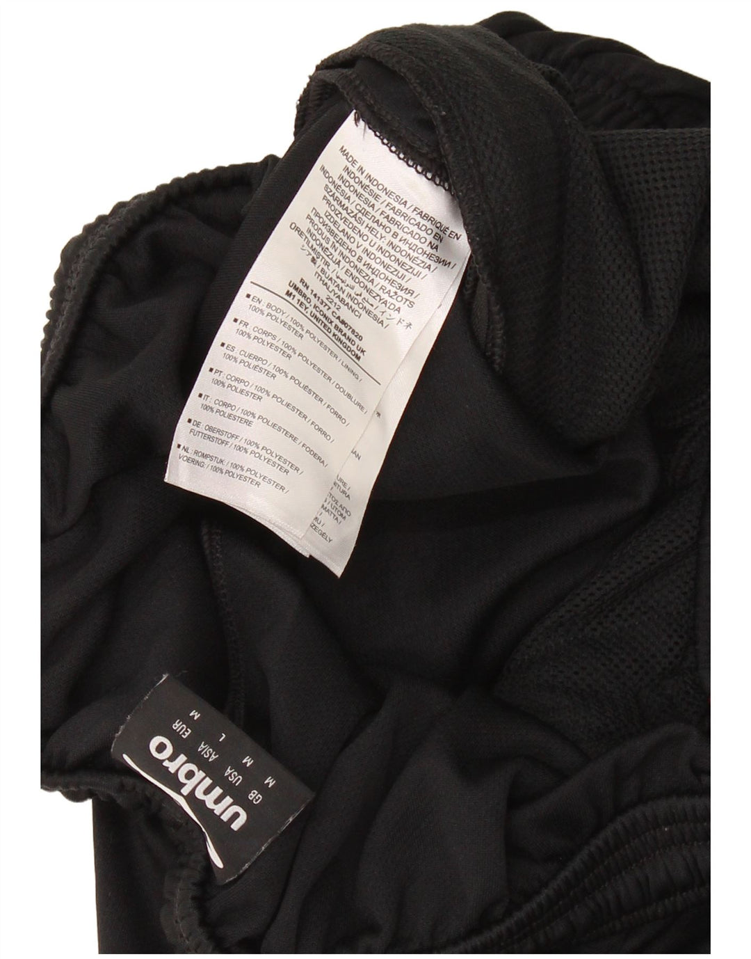 UMBRO Short de Sport West Ham United F.C Homme Noir Moyen Polyester