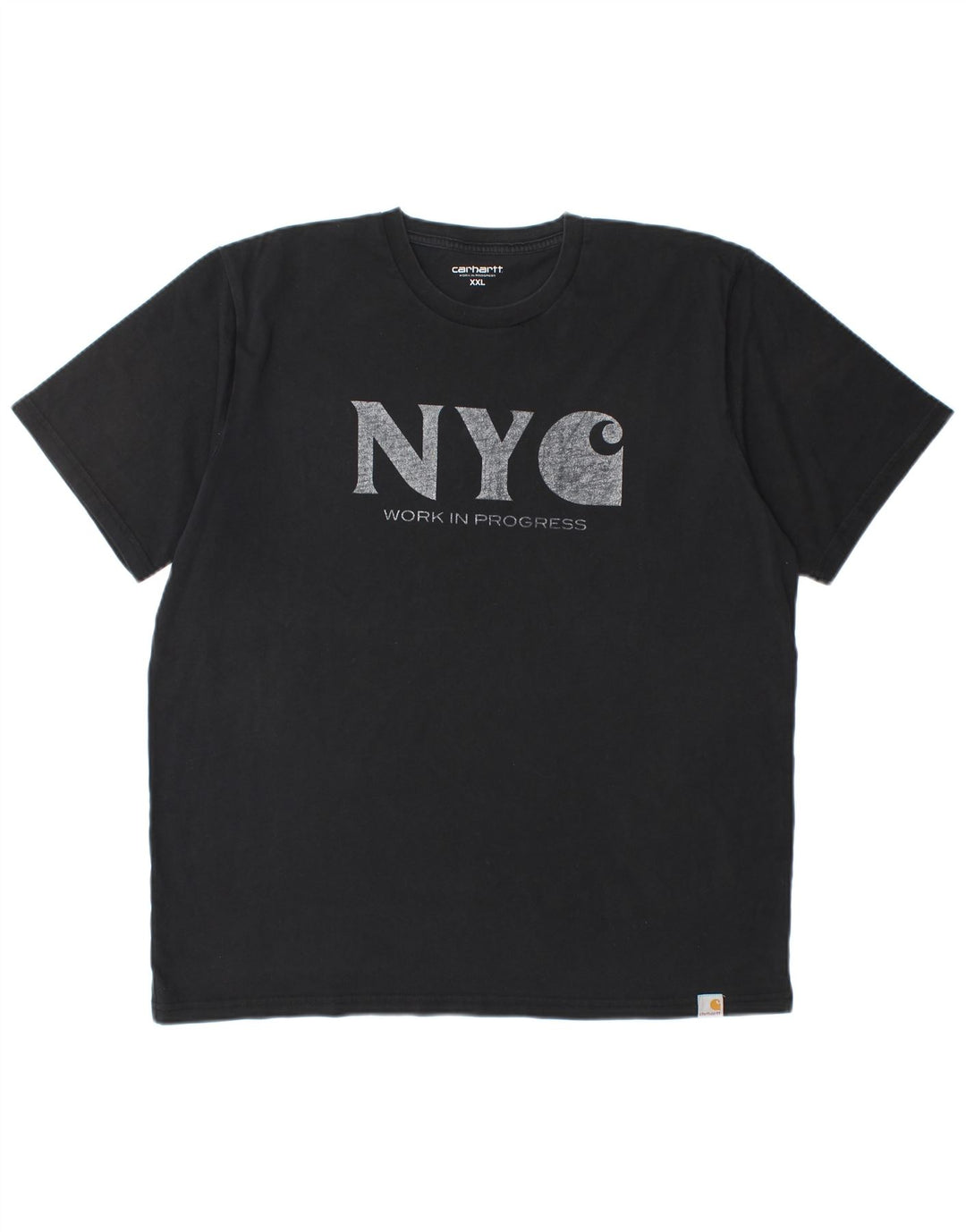 CARHARTT T-Shirt graphique homme haut 2XL coton noir