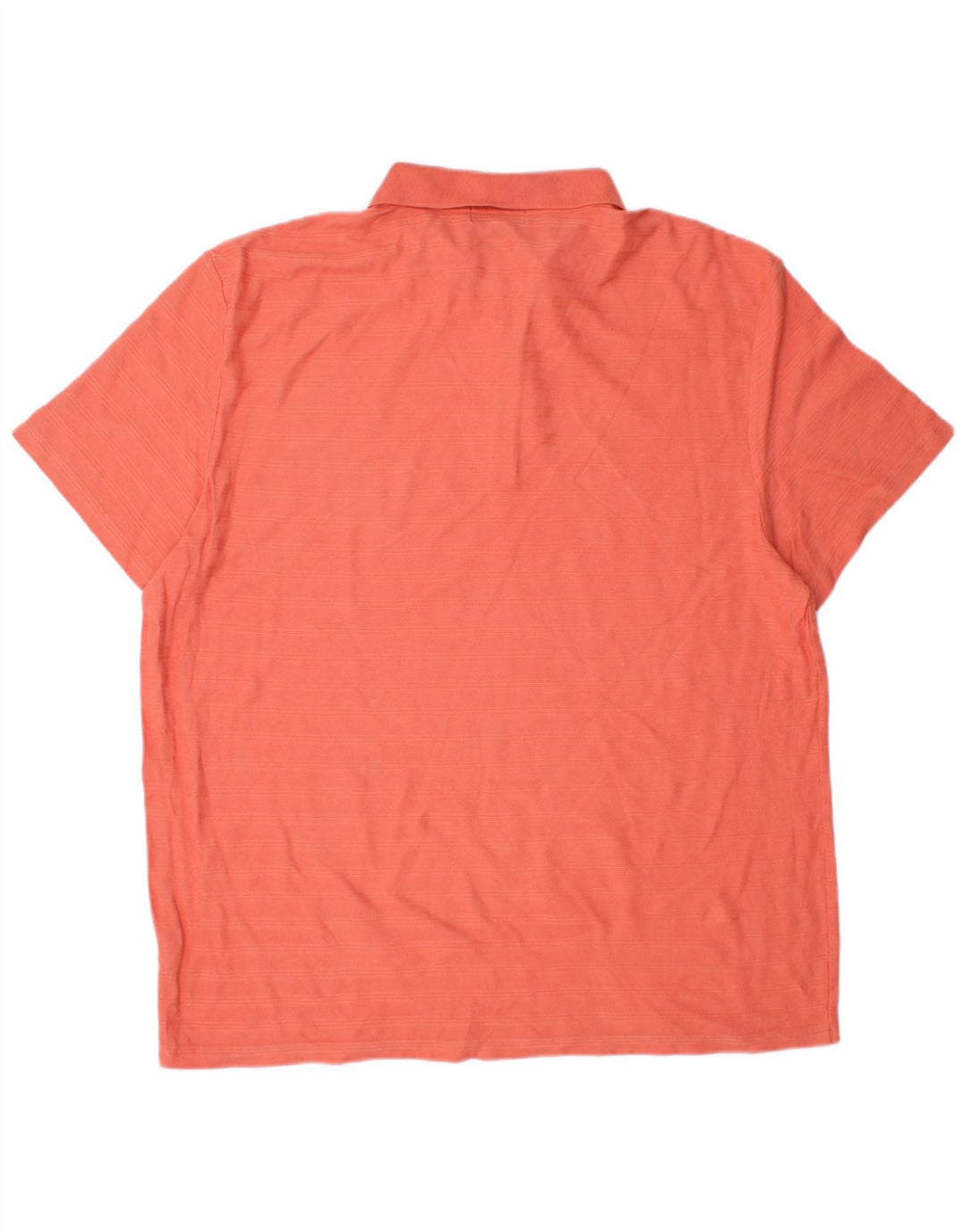 CALVIN KLEIN Polo Homme XL Rouge Rayé Coton