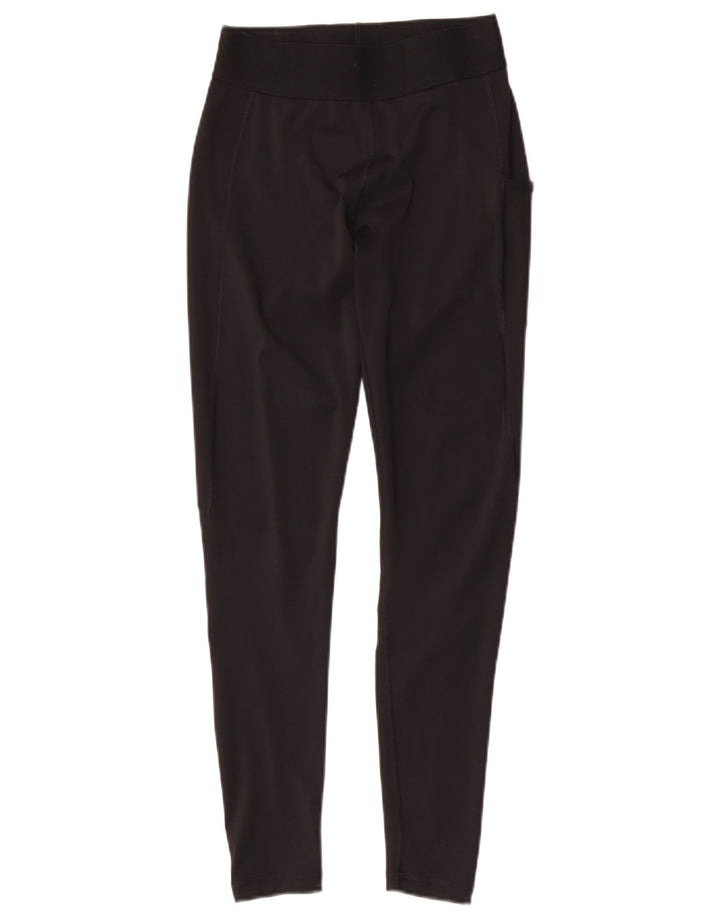 Adidas Legging graphique Tech Fit pour femme UK 8/10 Small Noir Polyester