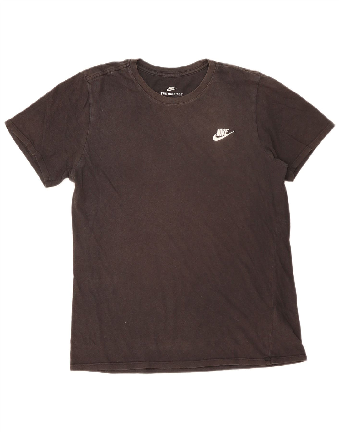 Nike T-shirt coupe athlétique pour homme en coton noir moyen
