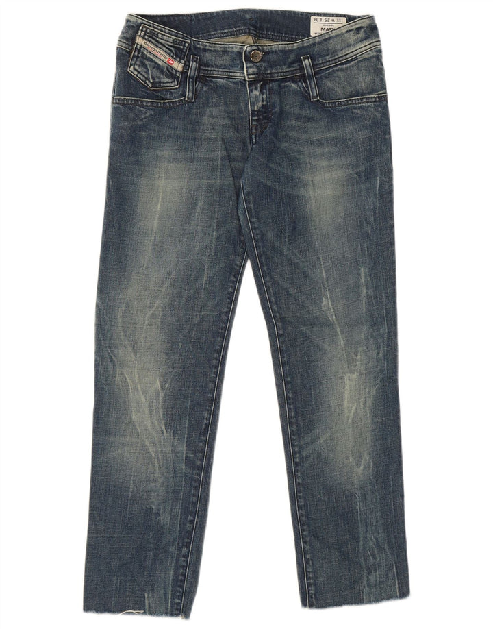Diesel Jean Droit Matic Femme W29 L27 Bleu Coton