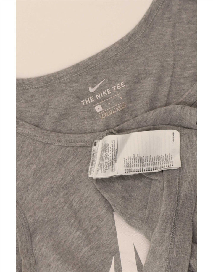 Nike Mens Graphic Débardeur Large Gris Coton