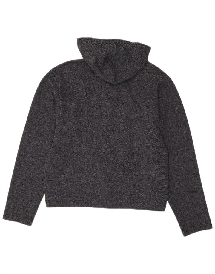 LEVI'S Pull à capuche zippé pour femme UK 14 Gris moyen