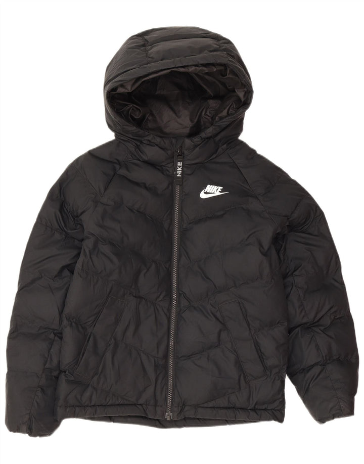 Nike Veste rembourrée à capuche pour fille 8-9 ans Petit Noir