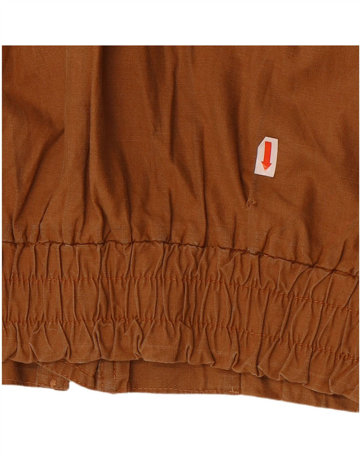 Veste Bomber Femme Vintage IT 44 Marron Moyen