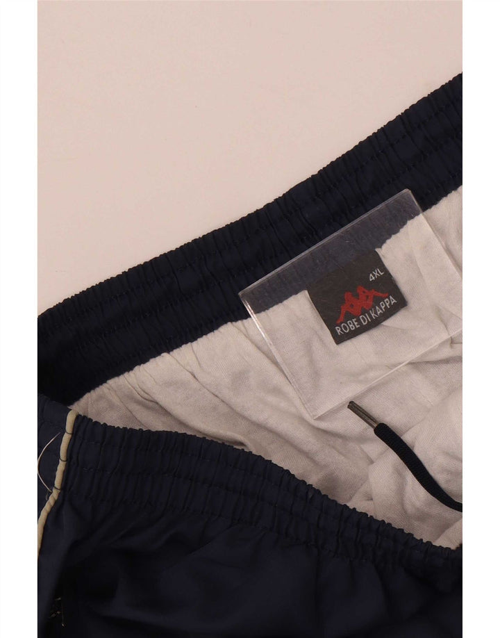 Kappa Pantalon de survêtement pour homme 4XL Bleu marine Polyester