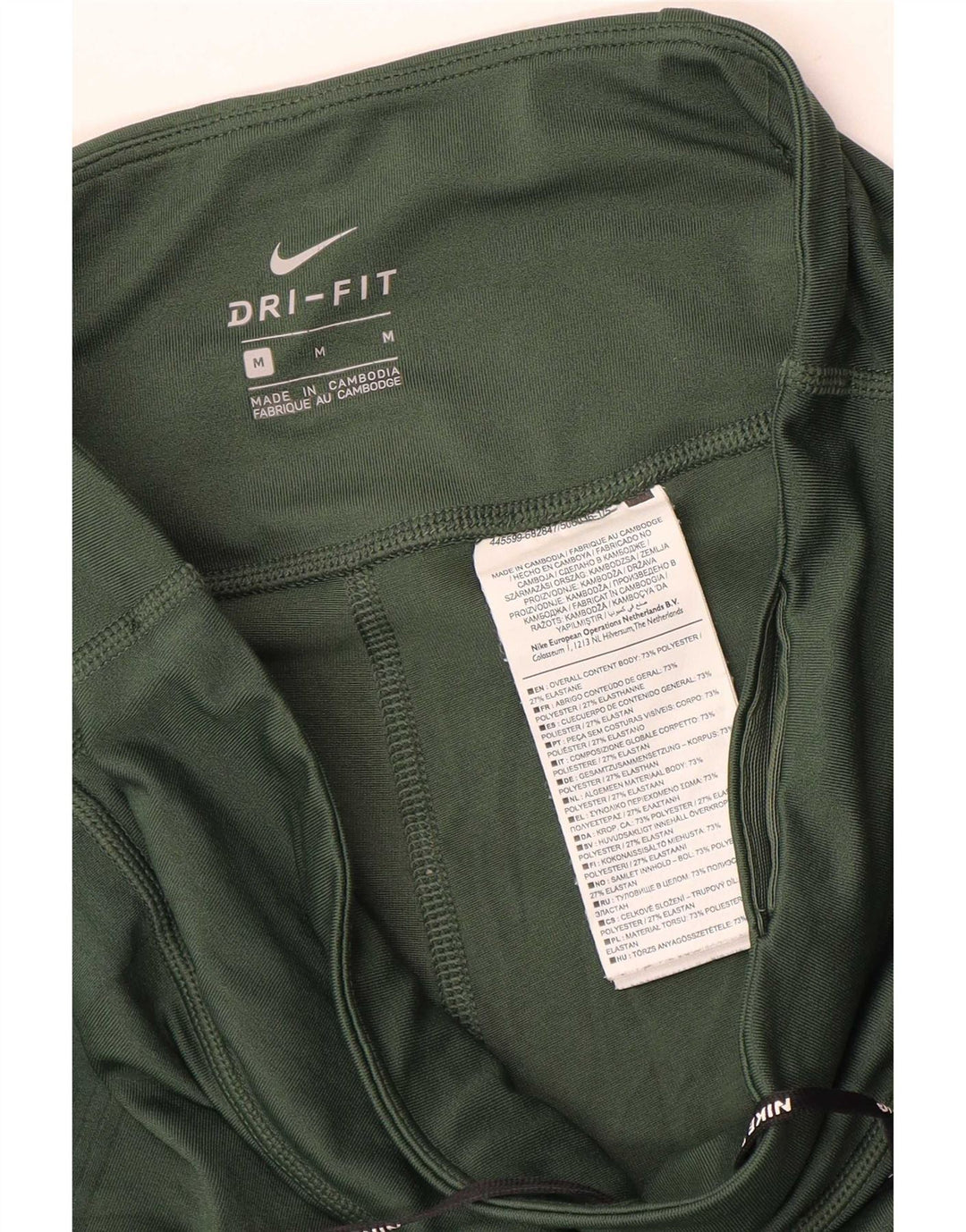Legging Nike Dri Fit pour femme UK 44 Polyester vert moyen