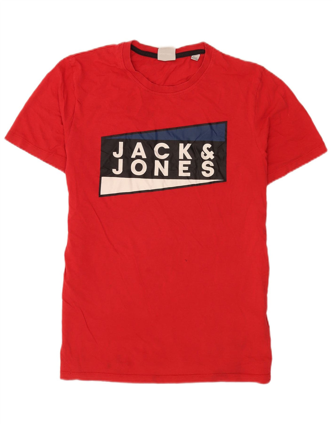 Jack & Jones T-Shirt Graphique Homme Rouge Moyen Coton