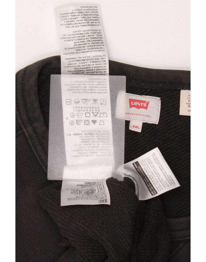 Levi's Sweatshirt Jumper 2XL Homme Noir Coton