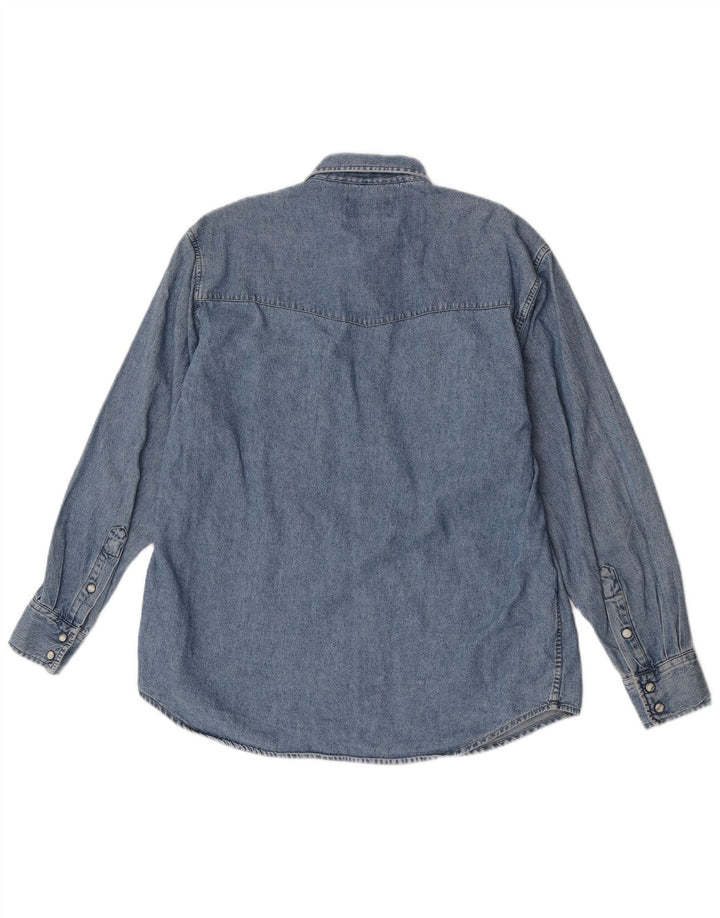 Lee Chemise en Jean Small Bleu Coton Homme