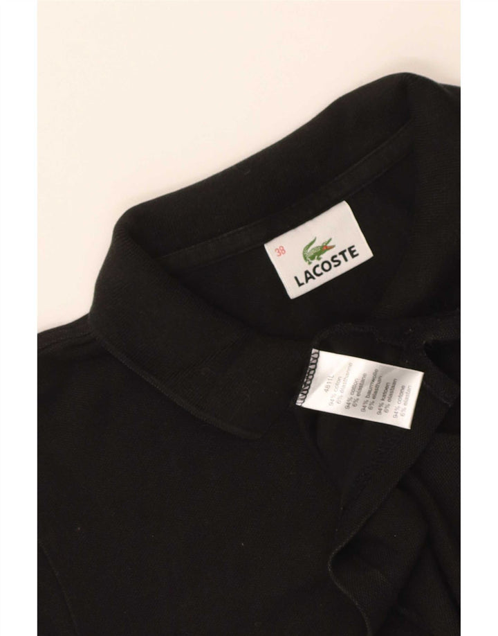 Lacoste Polo Femme Taille 38 Coton Noir Moyen
