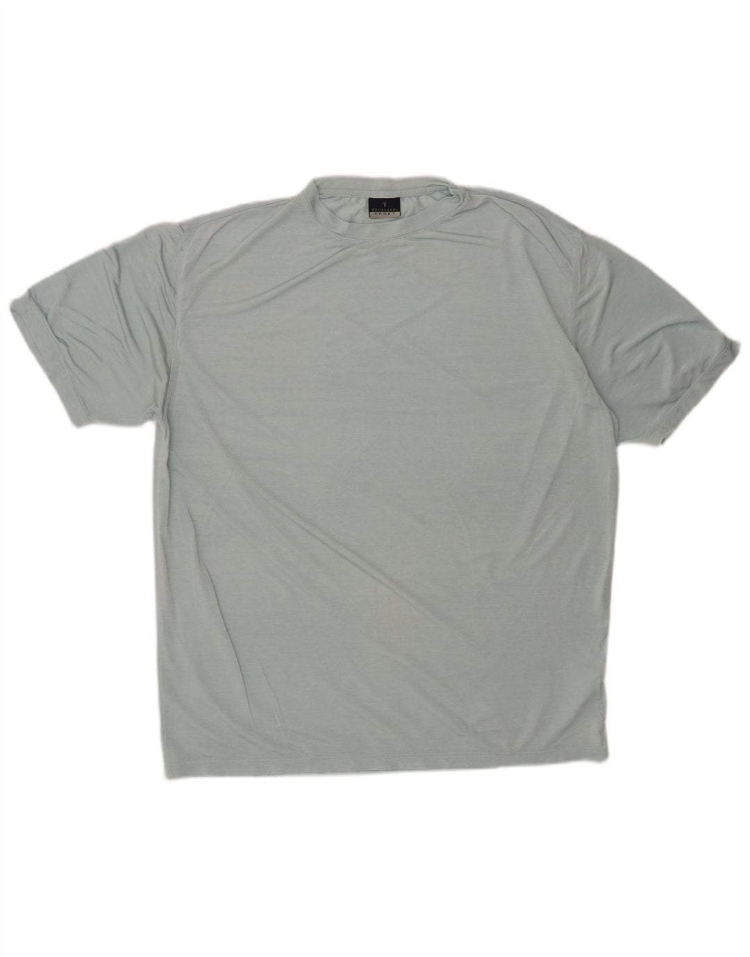 TRUSSARDI T-Shirt Top Bleu Moyen Polyamide Homme