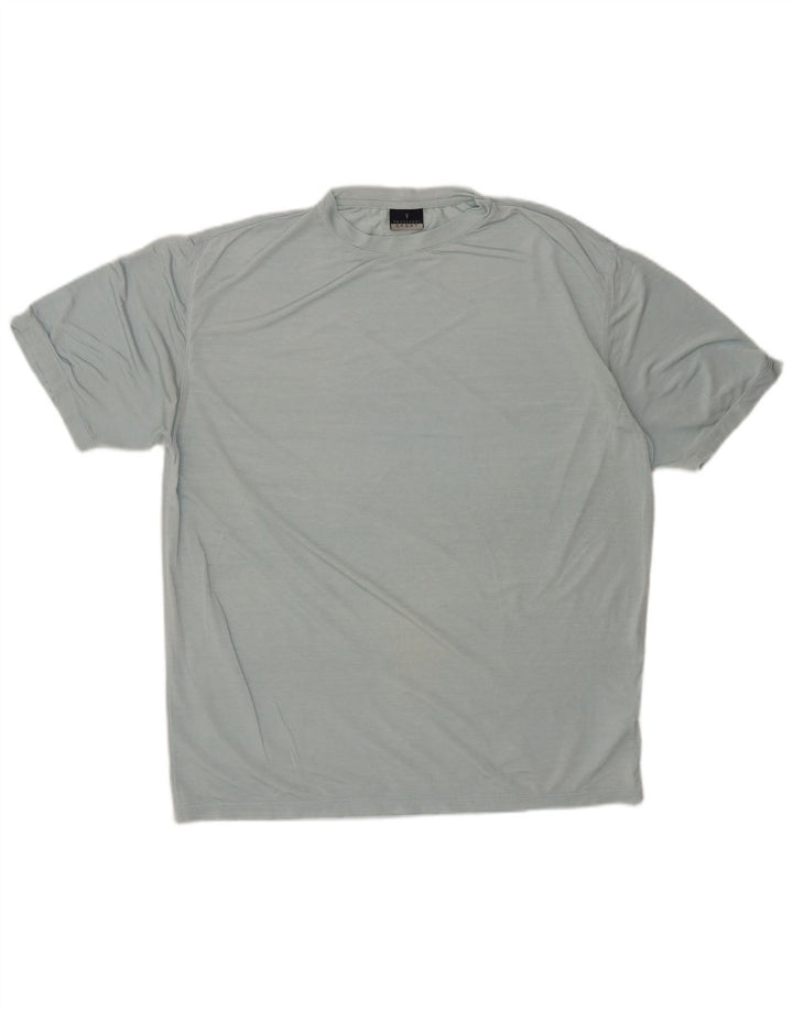 TRUSSARDI T-Shirt Top Bleu Moyen Polyamide Homme