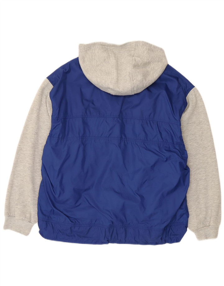 Lotto Veste de survêtement à capuche pour homme Taille L Bleu Colorblock