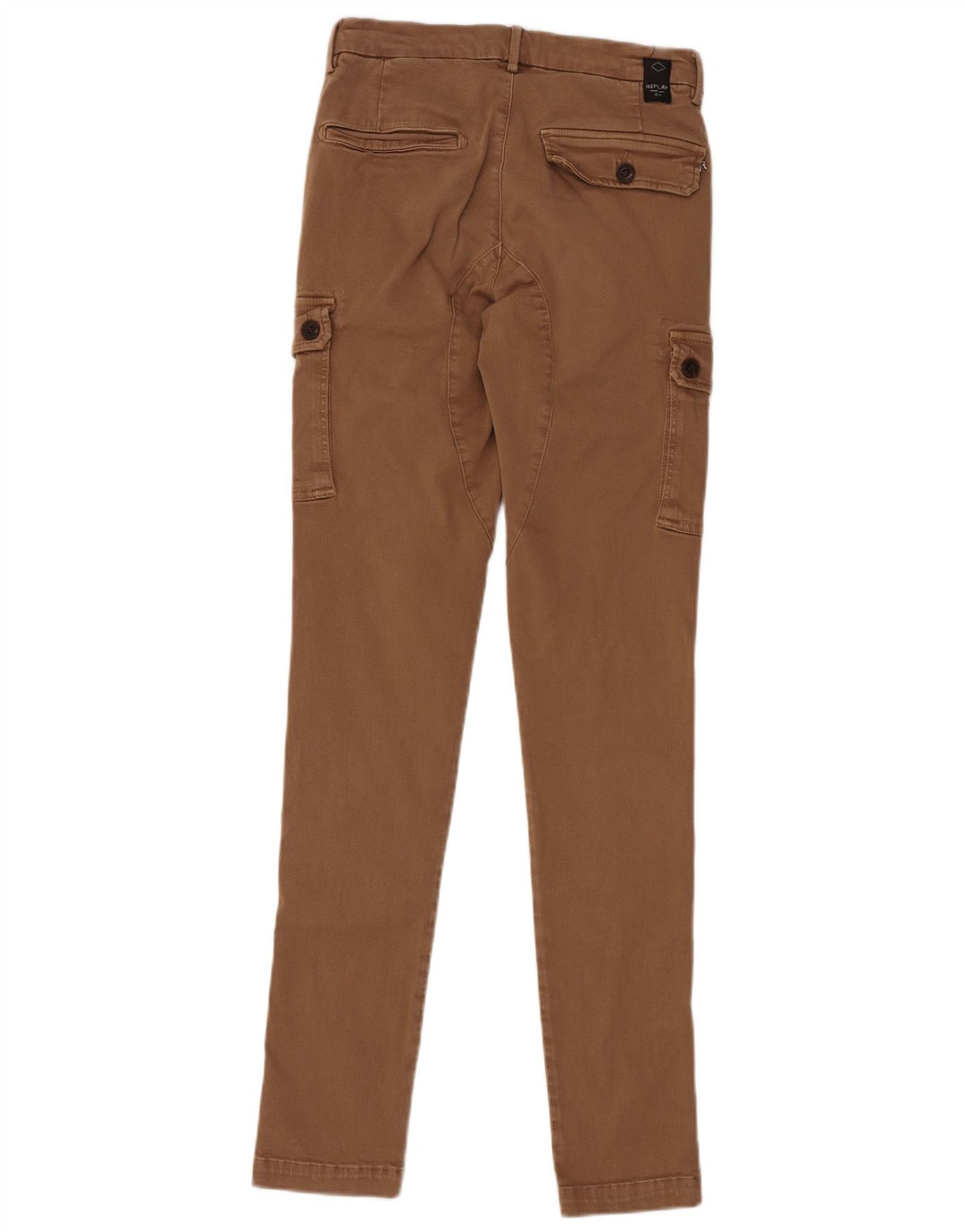 REPLAY Pantalon Cargo Jaan Skinny Femme W29 L34 Marron Coton