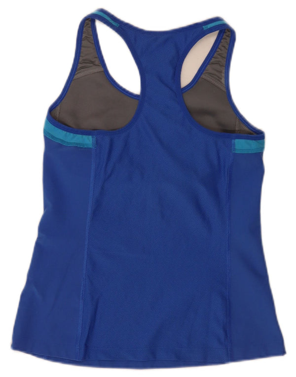 Nike Dri Fit Crop Graphic Débardeur pour femme UK 14 Grand Bleu Sports