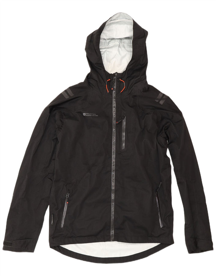 Mountain Warehouse Veste de pluie à capuche pour homme UK 38 Medium Noir Polyester