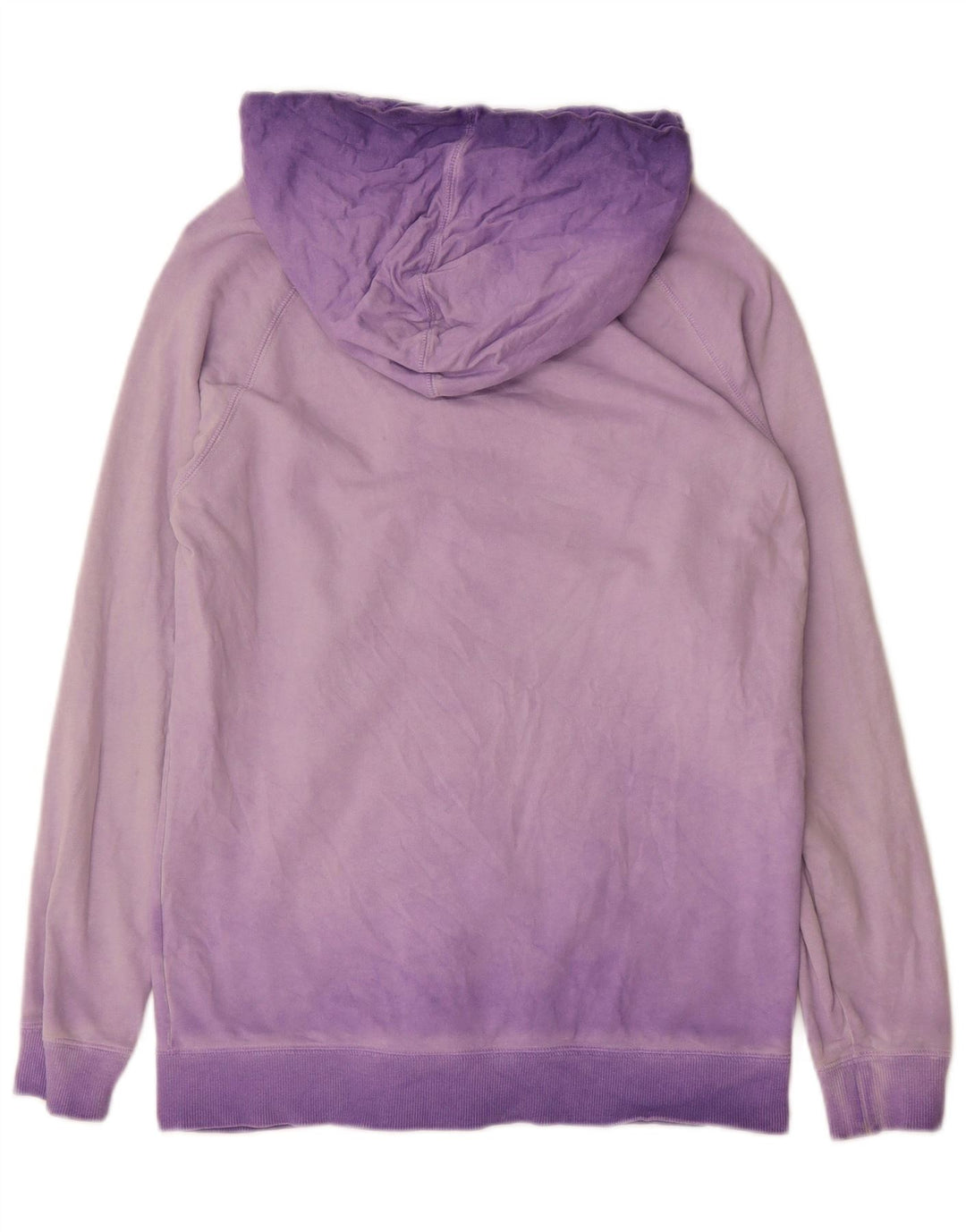 NIKE Mens Zip Hoodie Sweater Small Purple Cotton