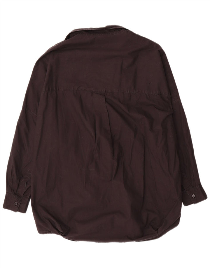 French Connection Chemise pull à manches 3/4 pour femme UK 16 Large Noir