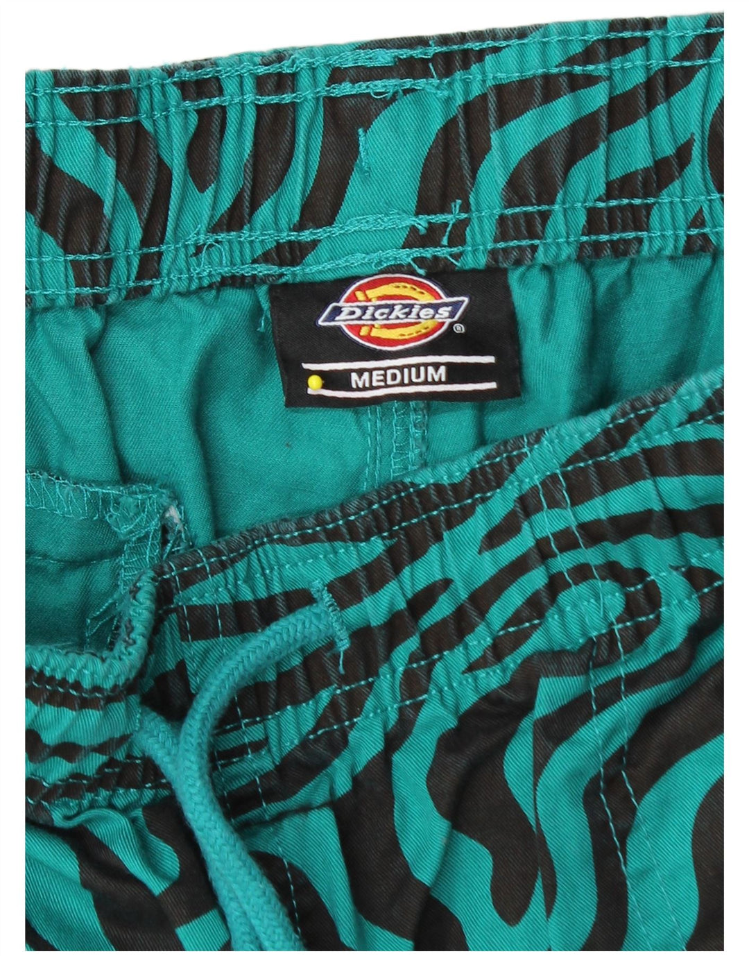 Dickies Short Chino Homme Medium W32 Turquoise Animal Print Coton