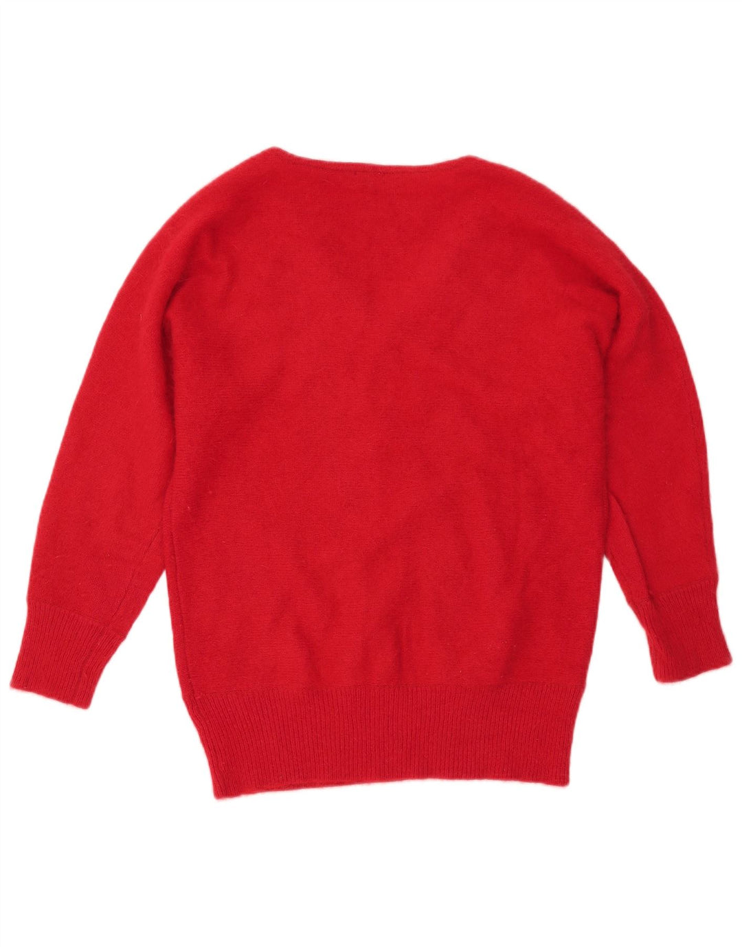 PHASE EIGHT Pull col en V pour femme UK 12 Nylon rouge moyen