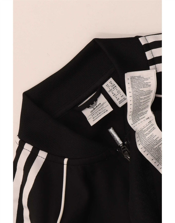Adidas Veste de survêtement pour femme UK 14 Medium Noir Polyester