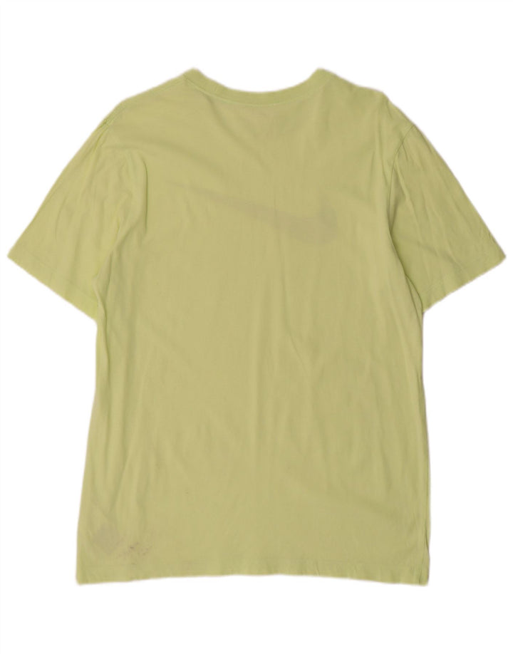 Nike T-Shirt Graphique Homme Vert Moyen Coton