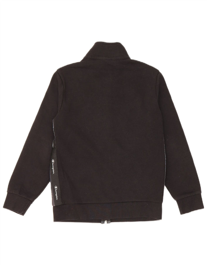 Champion Veste de Survêtement Graphique Garçon 9-10 Ans Coton Noir
