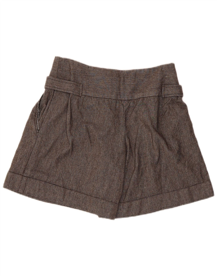 BENETTON Short décontracté pour femme IT 42 Medium W30 Gris Laine