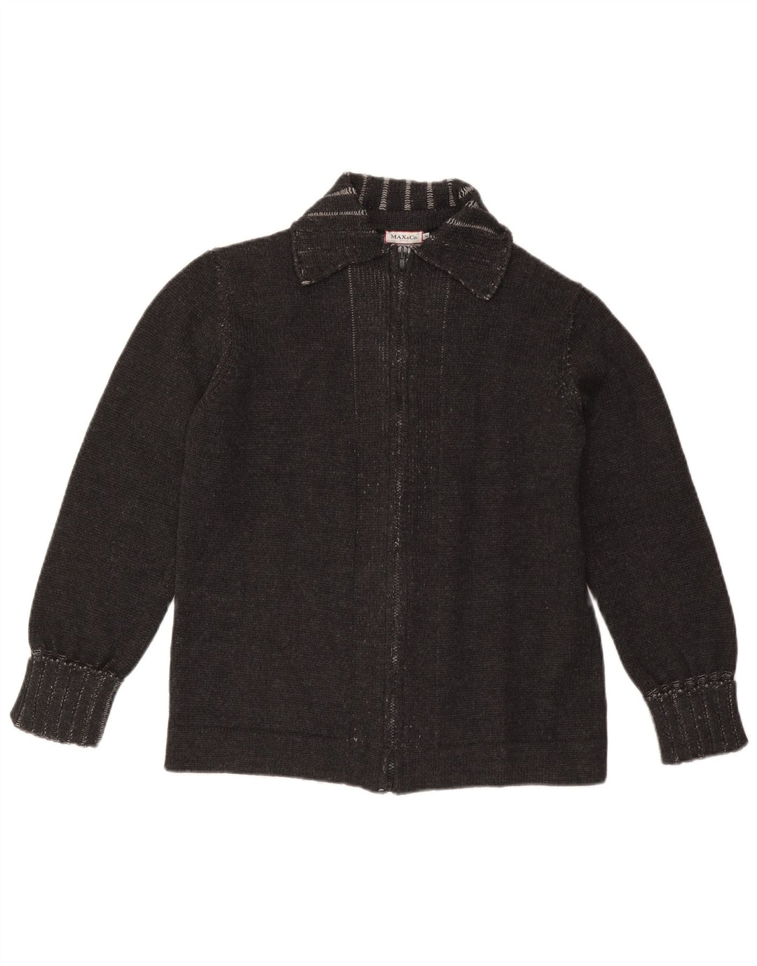 MAX & CO. Cardigan pour femme en laine noire moyenne UK 44