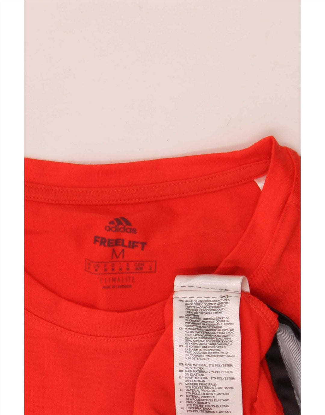 Adidas Débardeur Lash Graphic Homme Rouge Moyen Polyester Colorblock