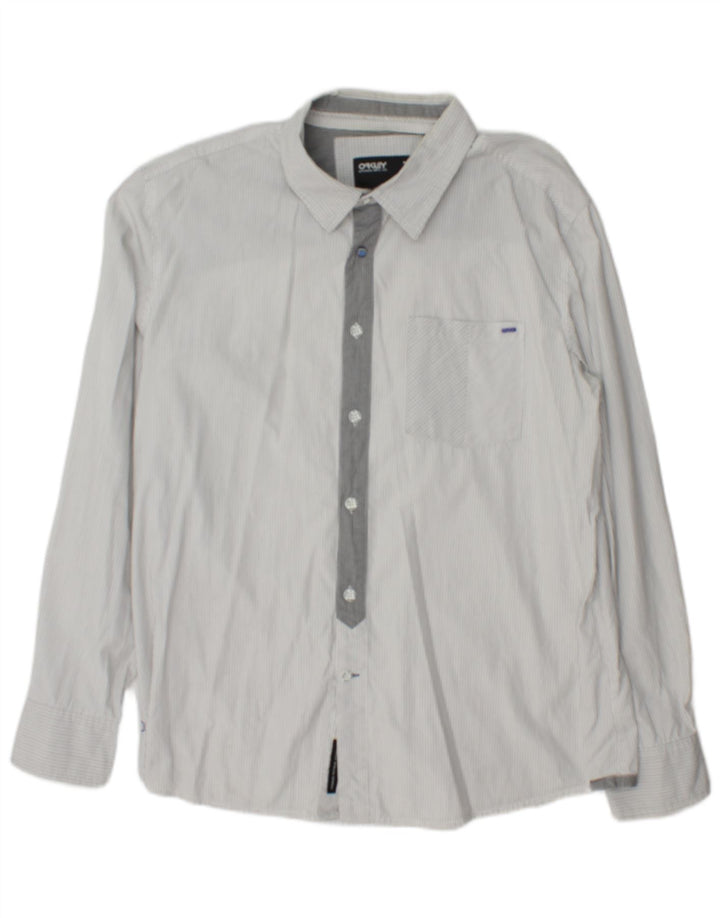 Oakley Chemise Homme Grand Patchwork Blanc