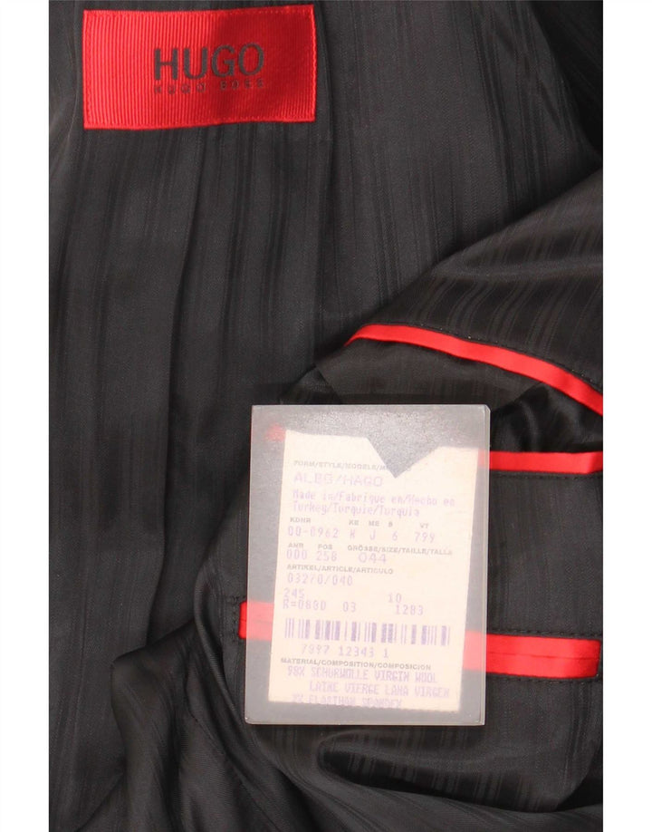 Hugo Boss Veste blazer à 3 boutons pour homme EU 44 XS Gris laine vierge