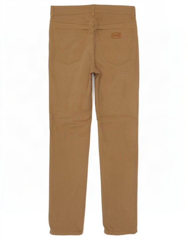 Wrangler Jean droit extensible Texas W32 L30 pour homme en coton marron