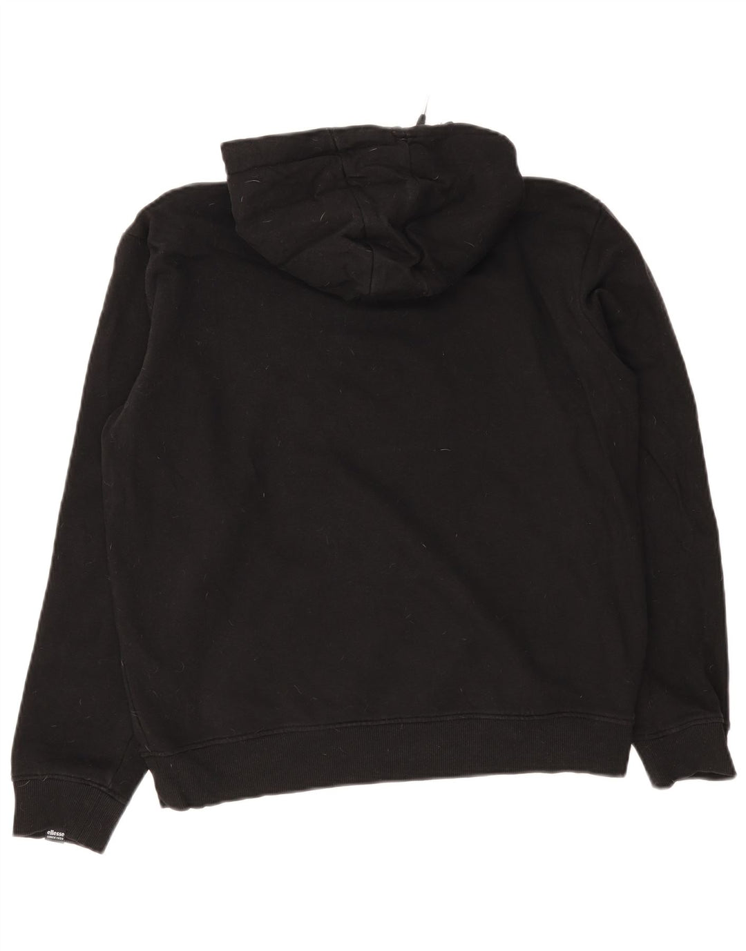 Ellesse Pull à capuche pour femme UK 12 Medium Noir Coton
