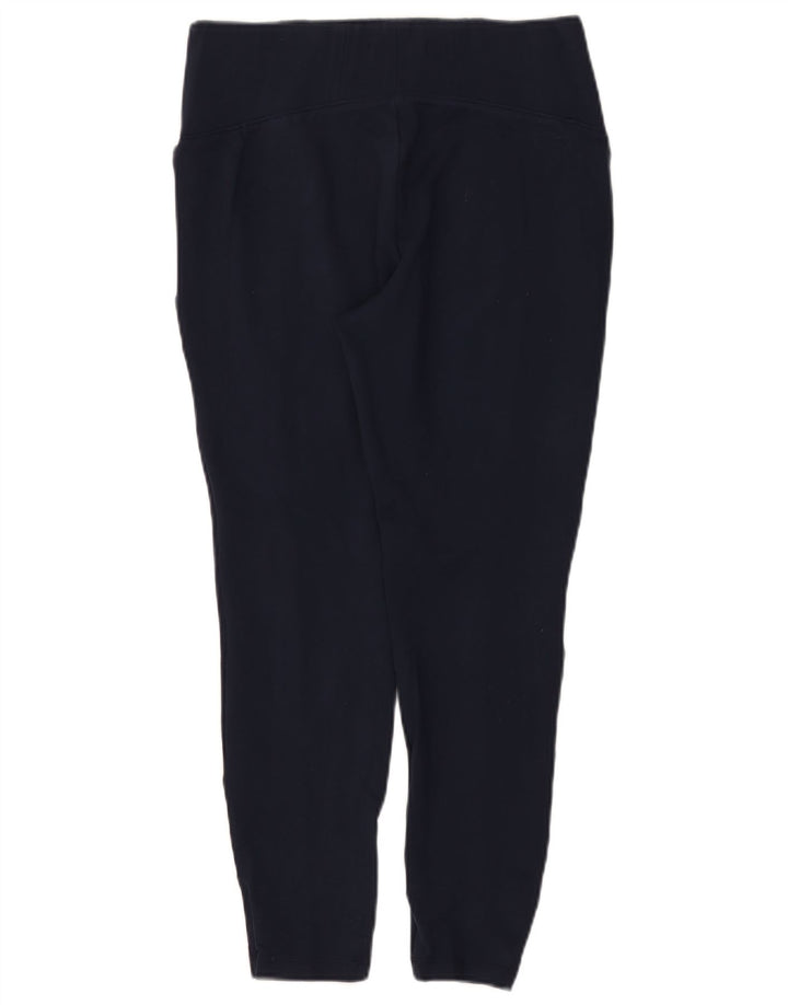 Marks & Spencer Leggings Femme UK 14 Large Bleu Marine Viscose