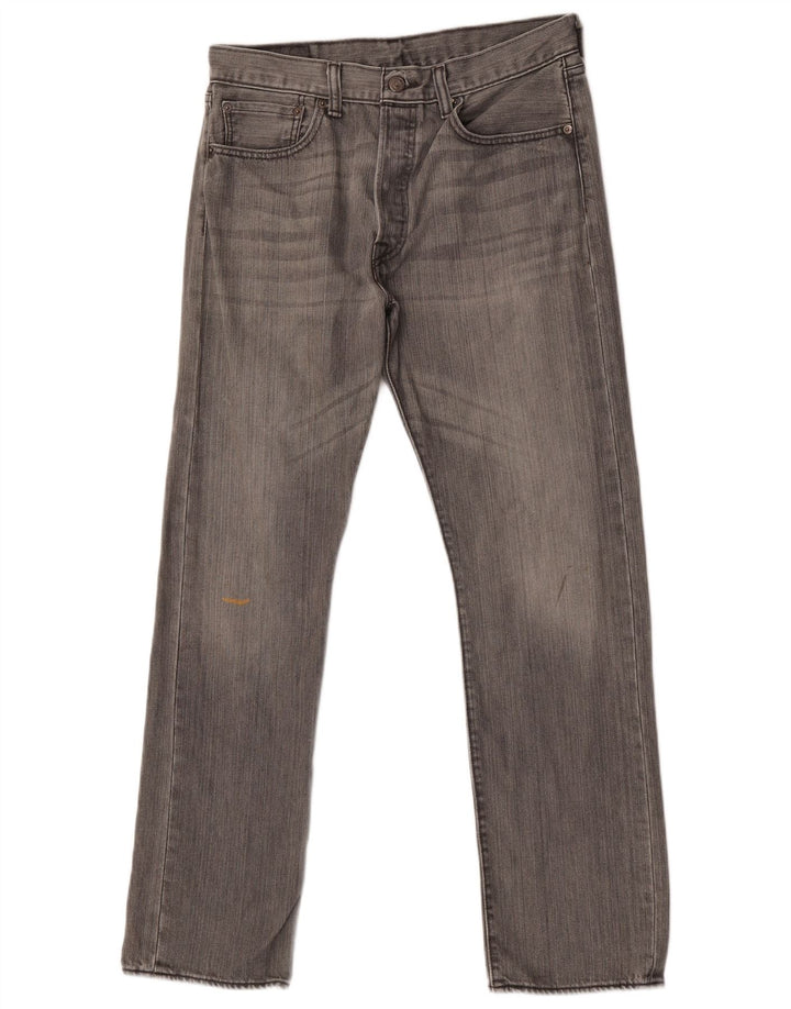 Levi's Jean Droit 501 Homme Gris W32 L30 Coton