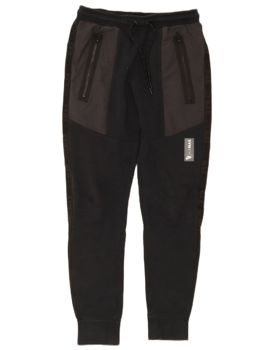 NIKE Pantalon de survêtement pour homme Pantalon de jogging Petit Noir Colorblock Coton