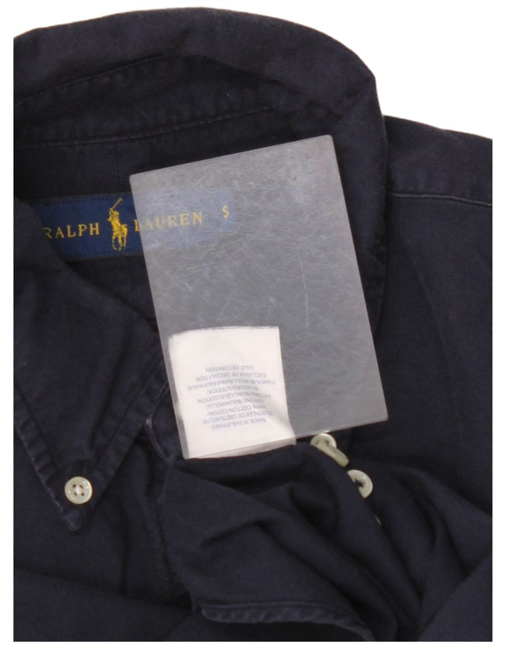 RALPH LAUREN Chemise Homme Small Bleu Marine Coton
