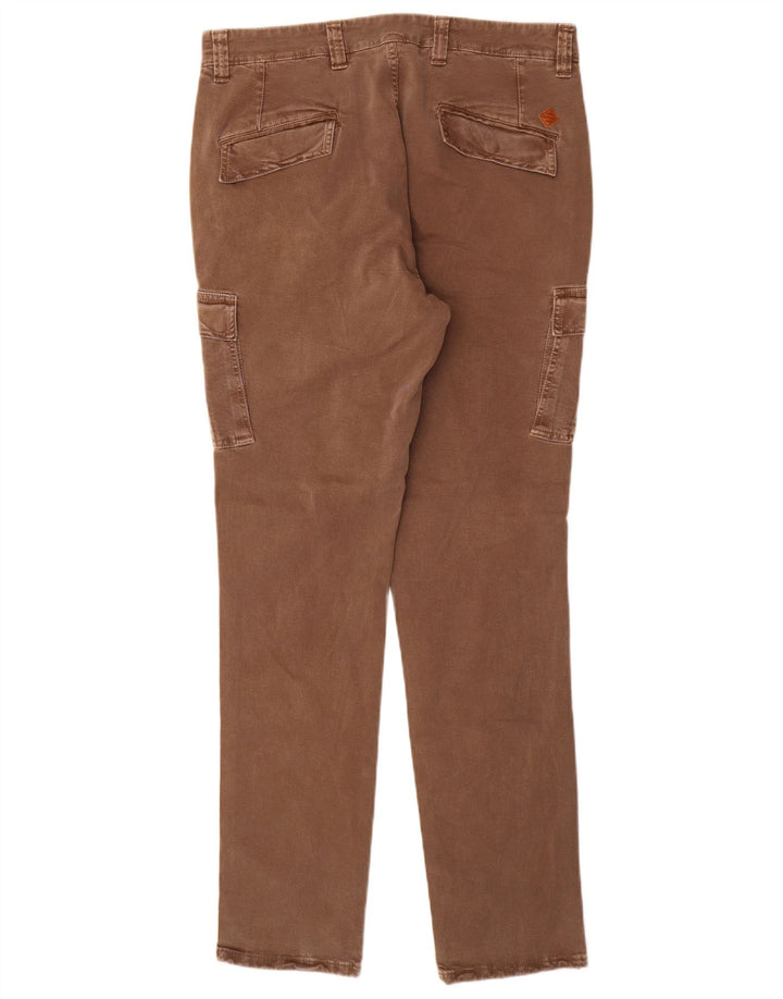 Carrera Pantalon cargo slim pour homme IT 48 Medium W33 L32 Marron Coton