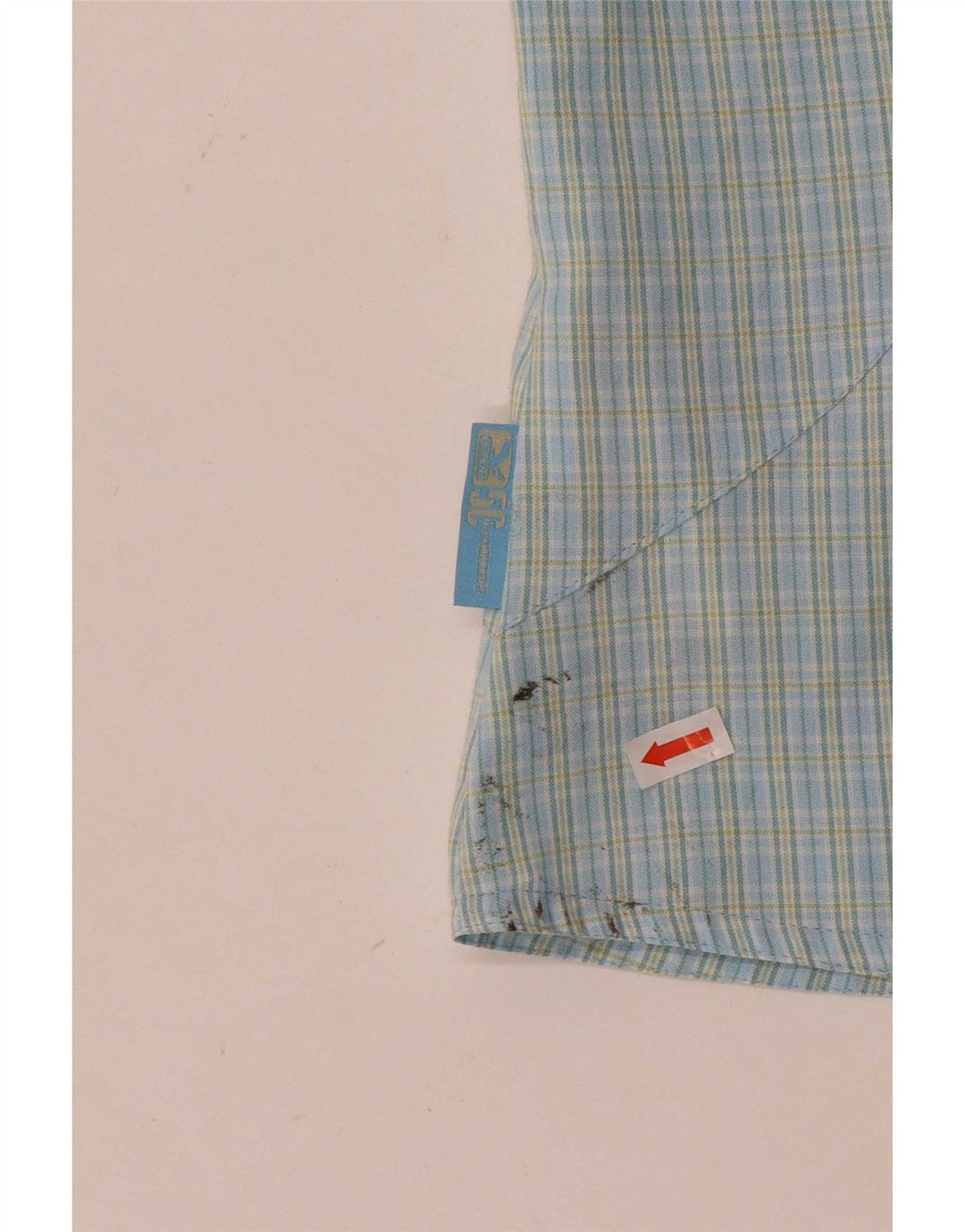 SALEWA Chemise à manches courtes pour femme UK 10 Petit carreaux bleus Polyester