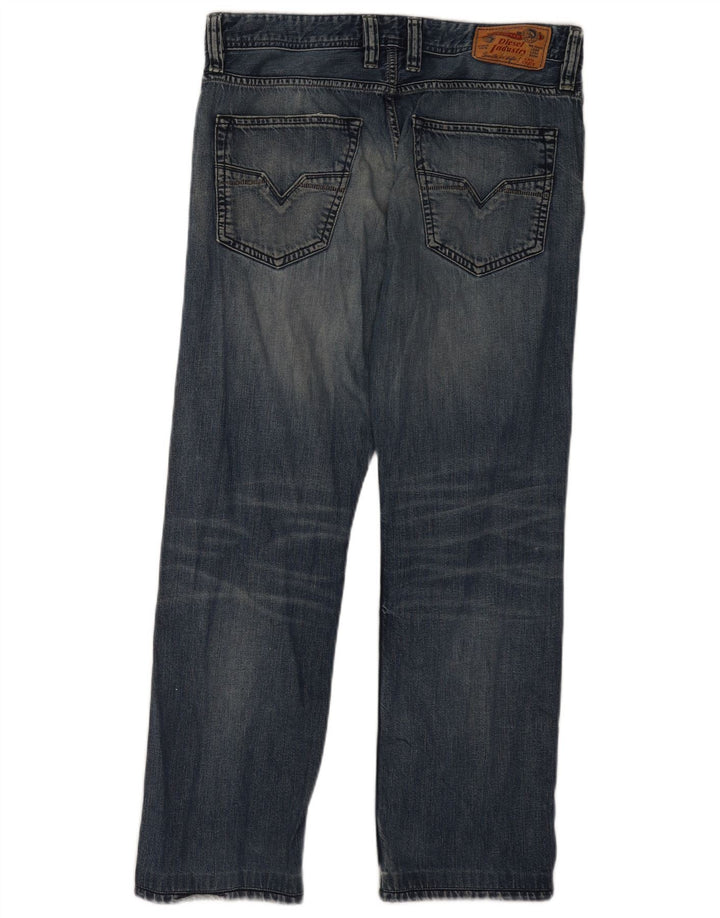 Diesel Jean Droit Larkee W32 L30 Homme Bleu Coton